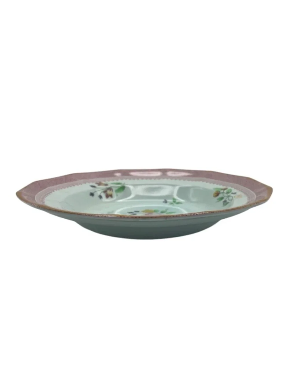 Set of 3 Adams Calyx Ware Lowestoft 8